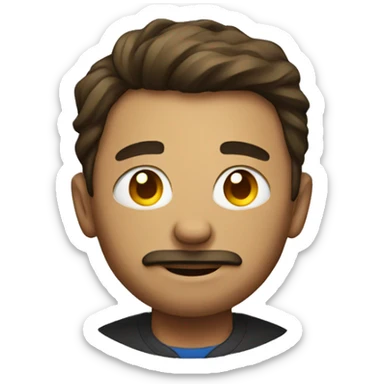 Man with a ball sticker