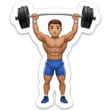 man lifting weights

 sticker