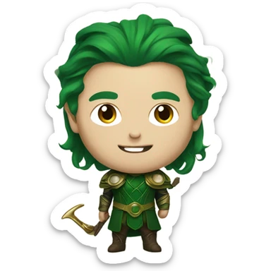 Loki god of mischief  sticker