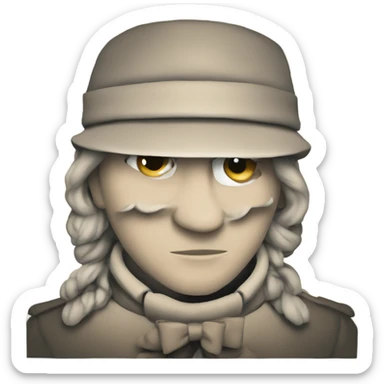 Hamilton Broadway poster sticker