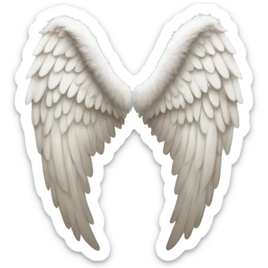 Angel wings sticker
