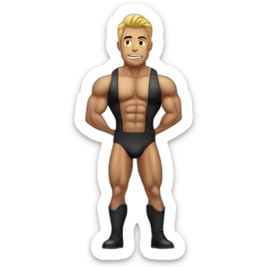 latex Bodybuilder sticker