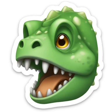 Crying dinosaur  sticker