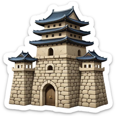 Korean castle sticker