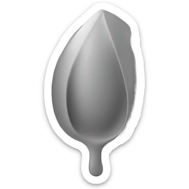 quenelle shape sticker