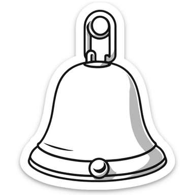 gentle reminder bell with kind reminder appearance sticker