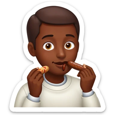 Eine kaka Wurst sticker