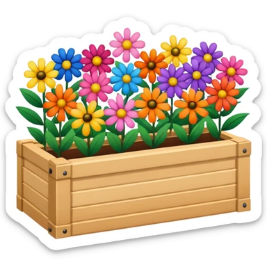 flower box sticker