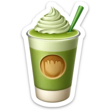 matcha latte sticker