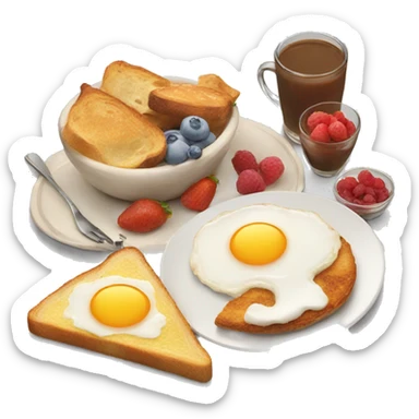 Breakfast sticker