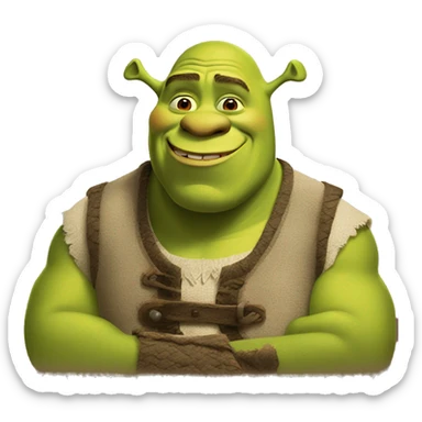 Birthday shrek  sticker