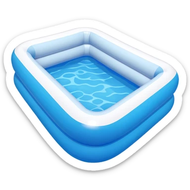 inflatable pool no balls sticker