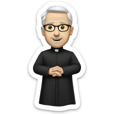 Fr Ted Crilly in priest outfit, from Fr Ted TV show sticker