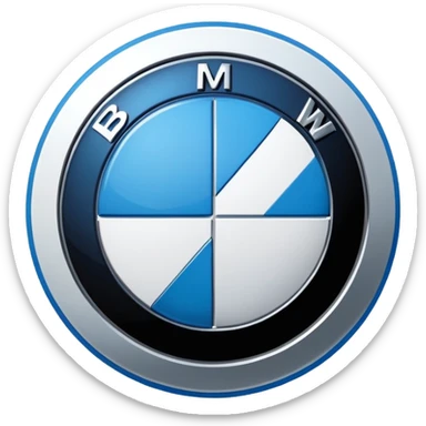 BMW logo emoji sticker