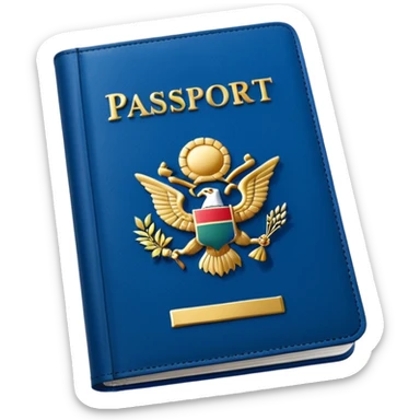 passport booklet sticker