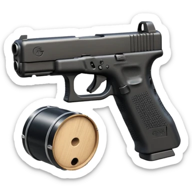 Glock 19x drum clip sticker