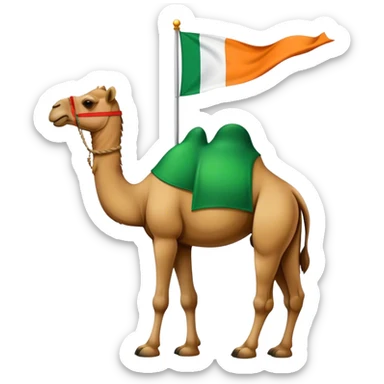 Camel Irish sticker