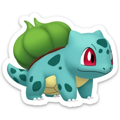 "Bulbasaur" sticker