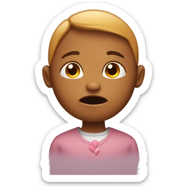 love emoji with tears sticker