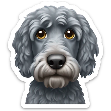 Blue roan cockapoo  sticker