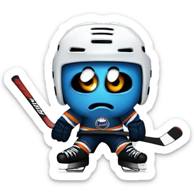 monsters hockey  sticker