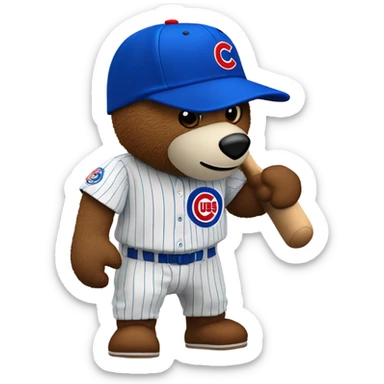 chicago cubs  sticker