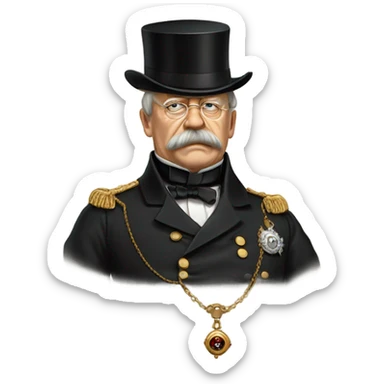 Otto King Von Bismarck sticker