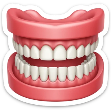  insta denture   sticker