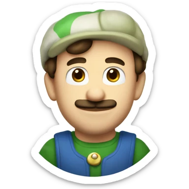 Me like Luigi sticker