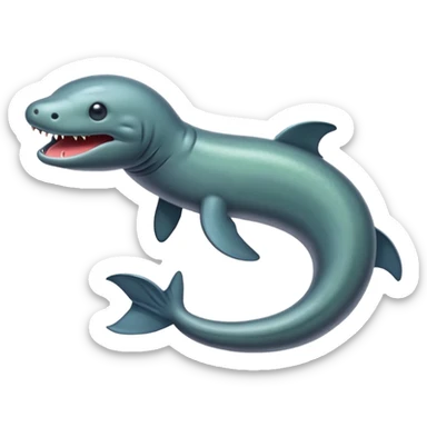 Hyper-realistic photo-realistic real life real electric Eel sticker