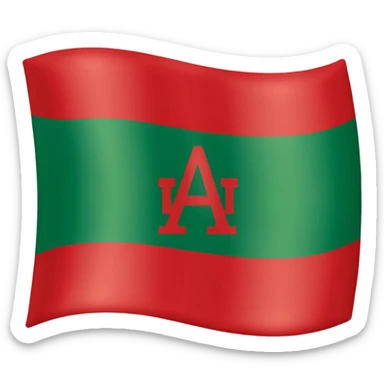 Un emoji de la bandera de la comunidad autónoma de Andalucia del este estilo 🇪🇸 sticker