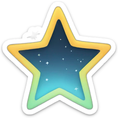 half a star sticker