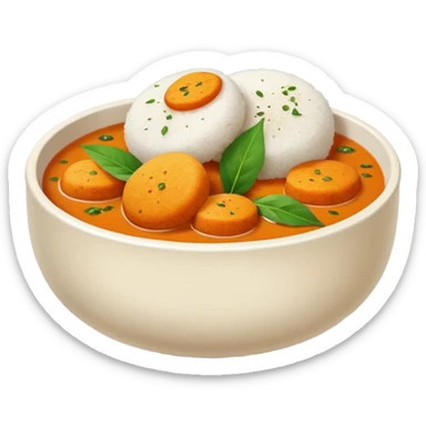 2 idli sambar  sticker