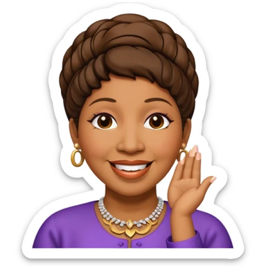 Aretha Franklin sticker