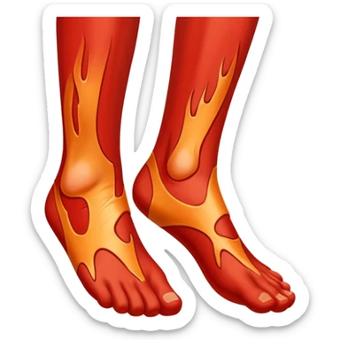 Athlete's Feet sticker