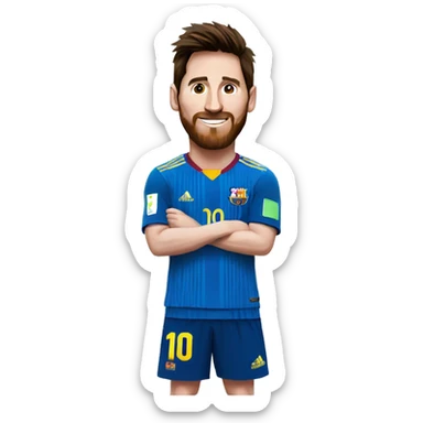 messi mundial  sticker