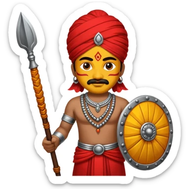 tamil warrior sticker