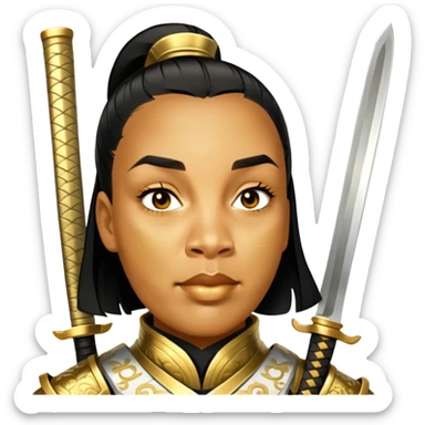 Golden Samurai sticker