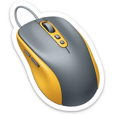 clicking the computer mouse sticker