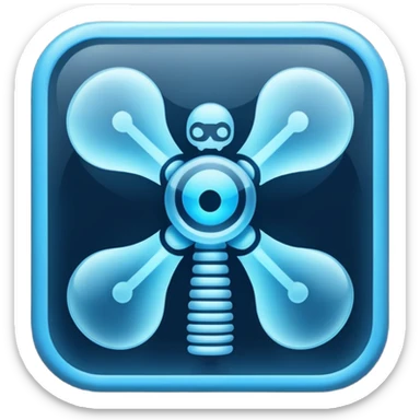 radon xray sticker