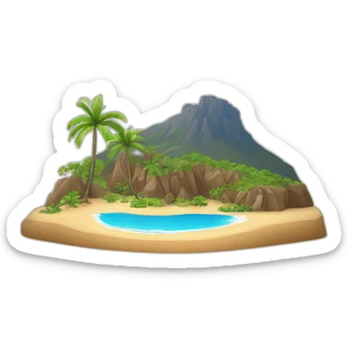 tenerife island sticker