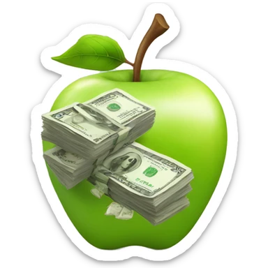 Apple gost holding a lot of cash sticker