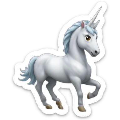 Licorne qui fait du tir à l’arc  sticker
