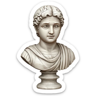 Roman statue sticker