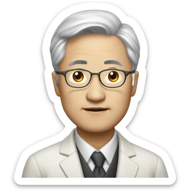 Chinese Korean psychology professor sticker