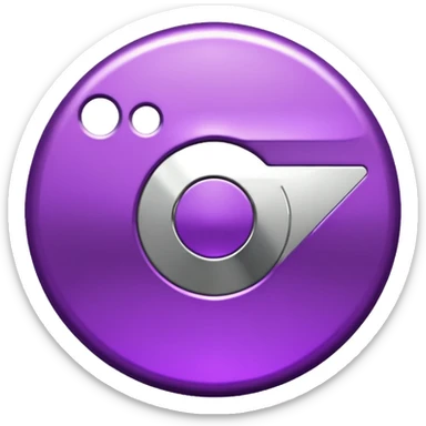 purple googlr chrome icon sticker