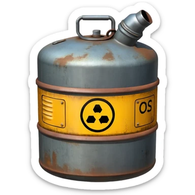 fuel container sticker