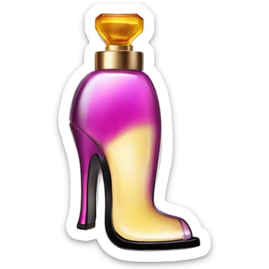 good girl heel perfume sticker