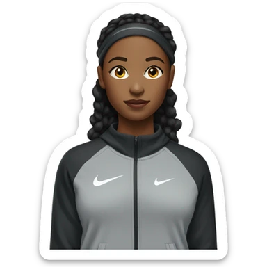 black teenage girls with nike tracksuit sticker