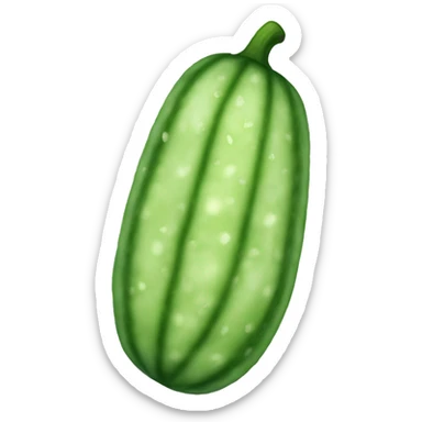 A hot cucumber 🥒  sticker